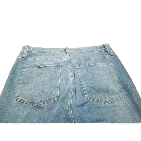 Madewell Jeans Women Size 32 Skinny Flare High Rise Stretch Blue Denim (35x31.5) - Picture 4 of 7